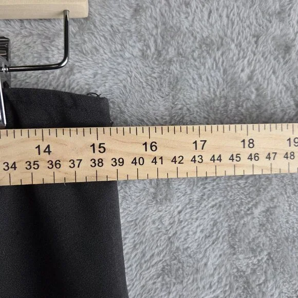 Focus 2000 Black Gored Maxi Skirt Size 14 - Picture 7 of 7